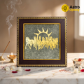 Premium Surya Dev 7 Horses Vastu Frame for Home & Office