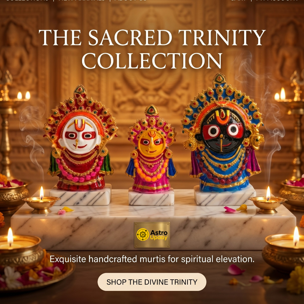 Premium Jagannath Balabhadra Subhadra Idol Set for Home Temple