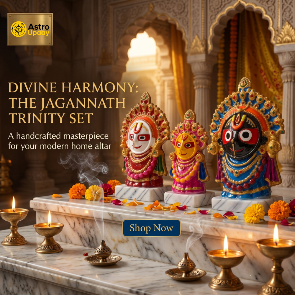 Premium Jagannath Balabhadra Subhadra Idol Set for Home Temple