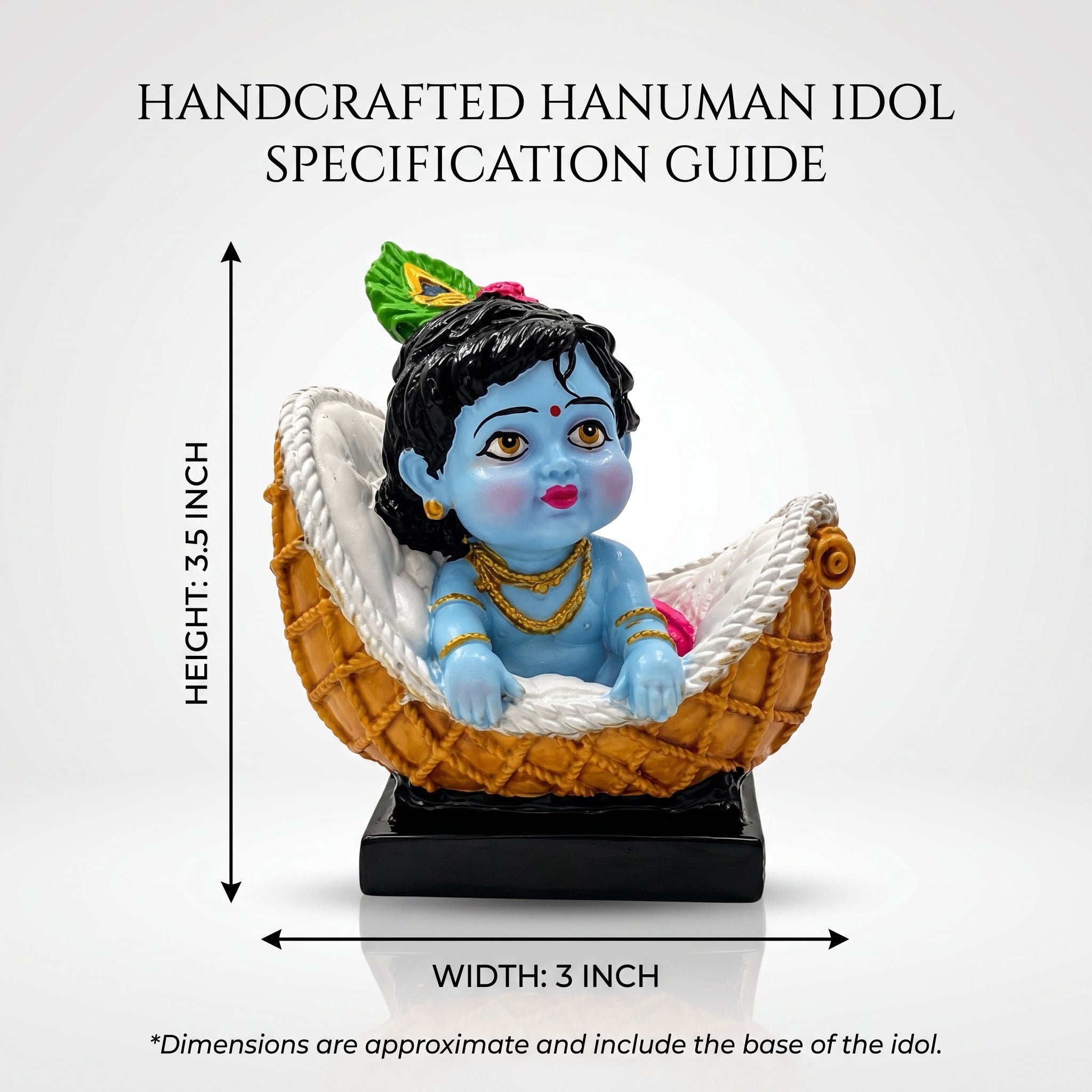 Bal Krishna in Basket