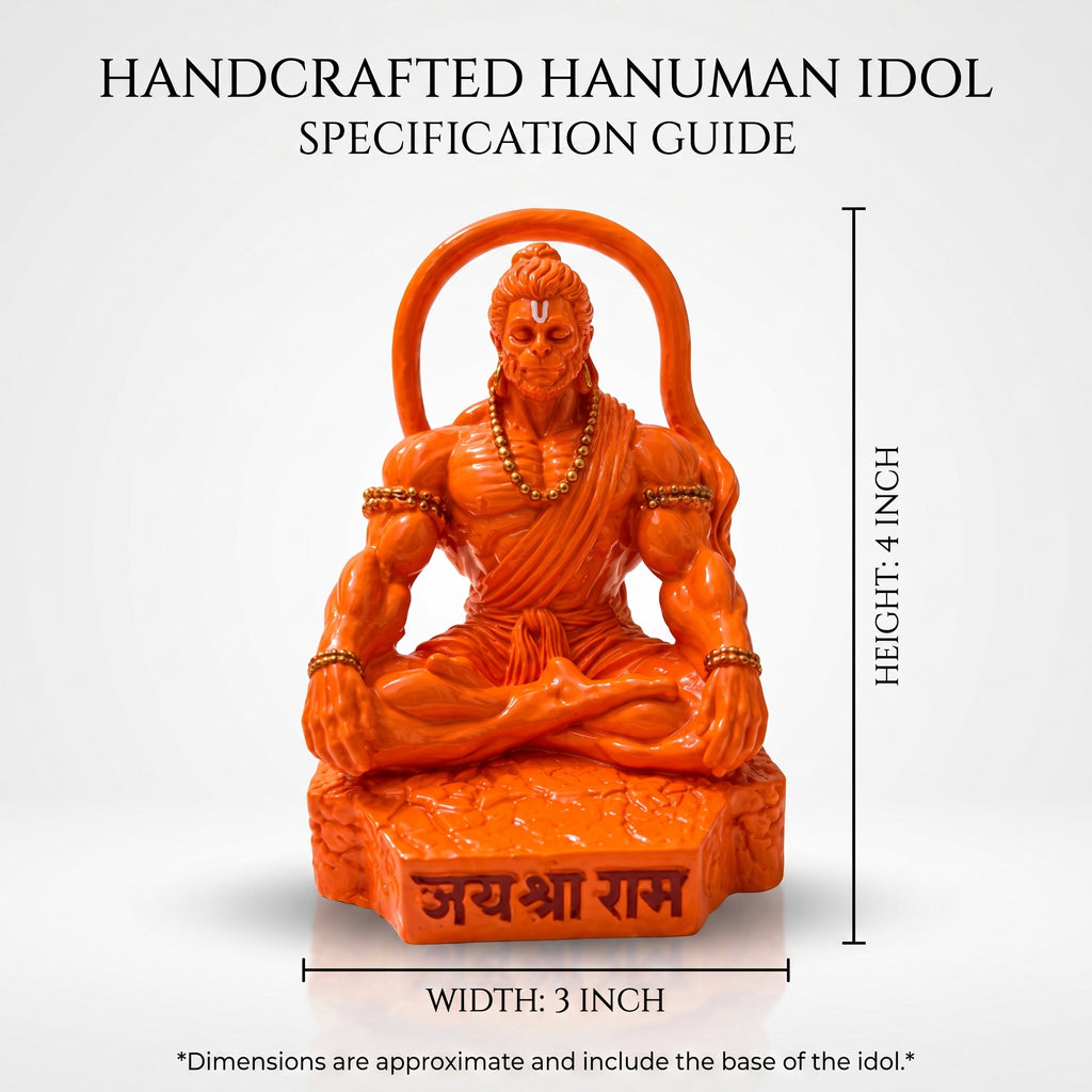 hanuman with rectangle base