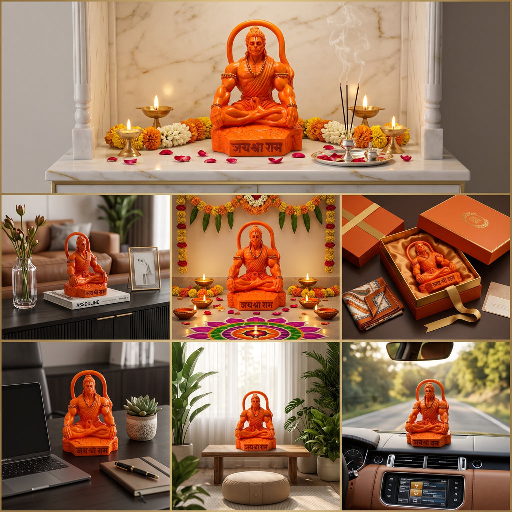 hanuman with rectangle base