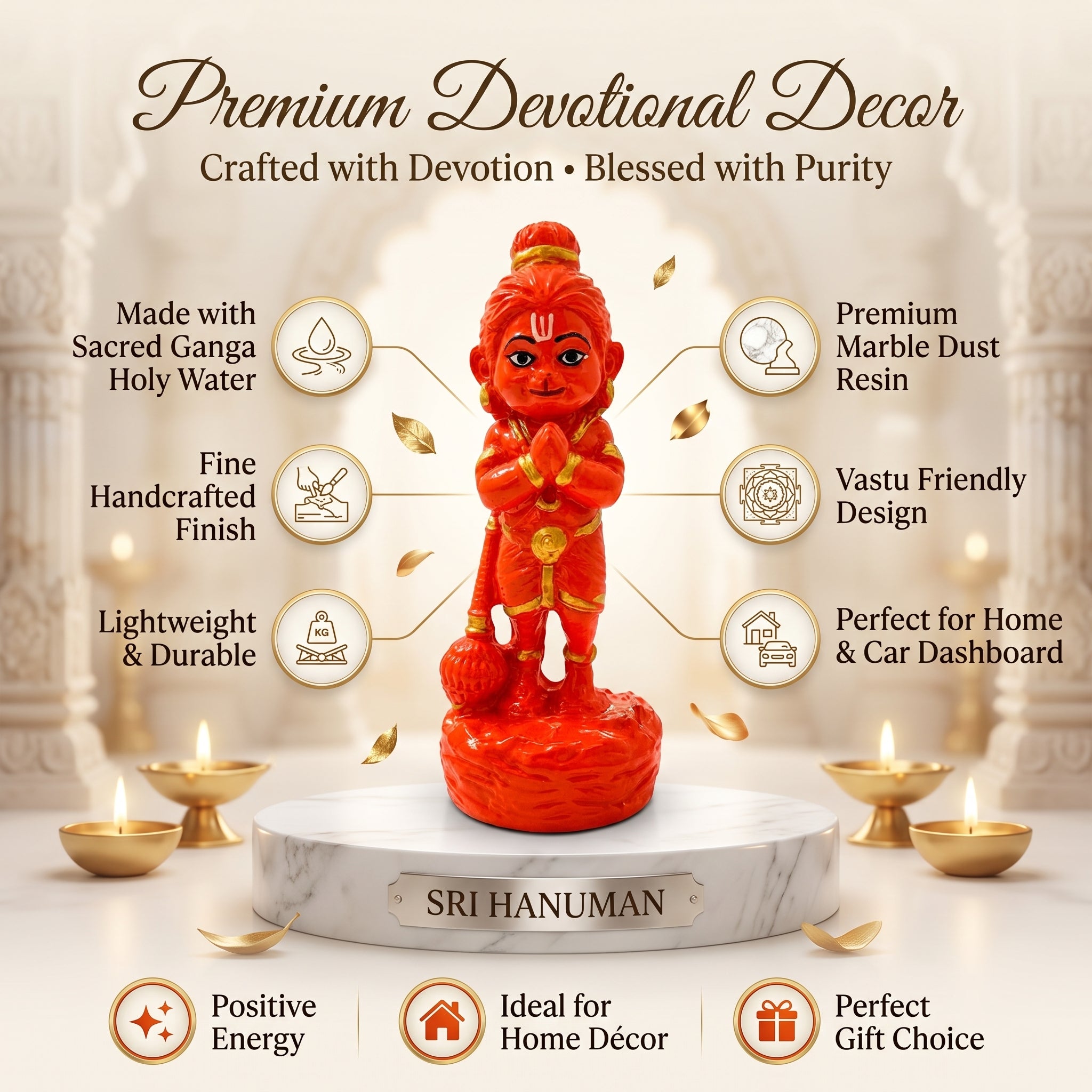 STANDING HANUMAN KESARI